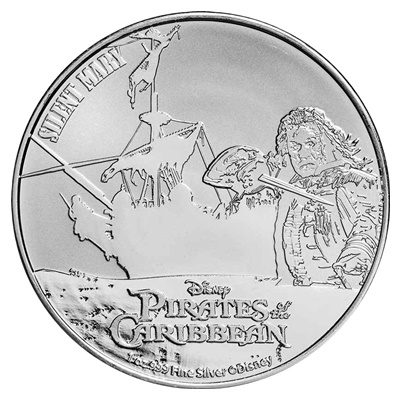 2022 1oz Silver Coin - Pirates of Caribbean - SILENT MARY - Click Image to Close